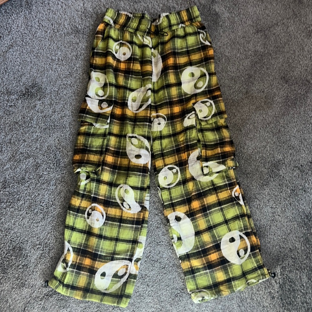 BDG plaid yung yang pants